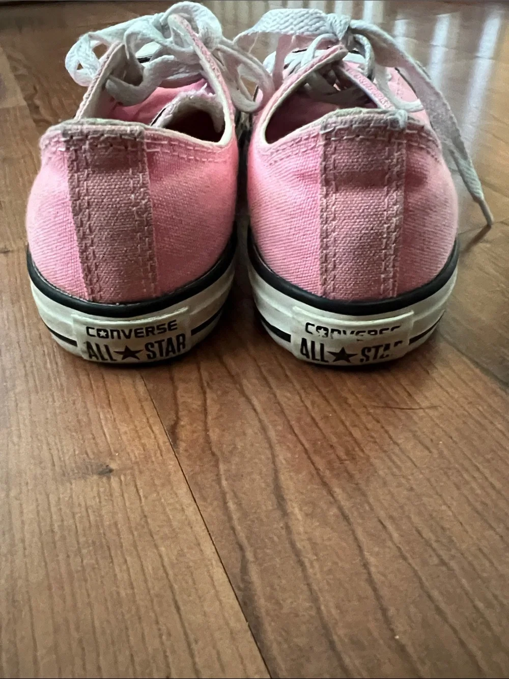 Converse Pink Canvas Low-Top Sneakers - Picture 3 of 5